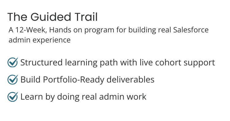 The Guided Trail benefits